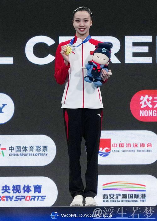 徐汇妍在花游世界杯加拿大站夺得单人技术自选冠军