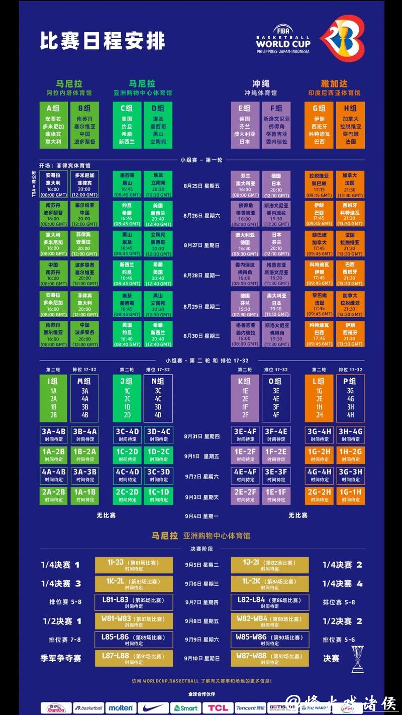 2023年世界杯半决赛详细赛程时间表曝光 2023年世界杯半决赛详细赛程时间表曝光